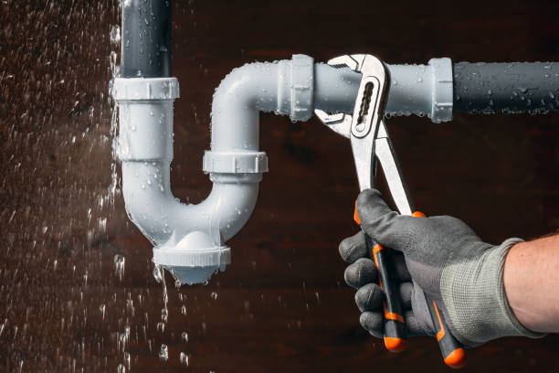 Professional Drain Cleaning technician working in Rhome, TX